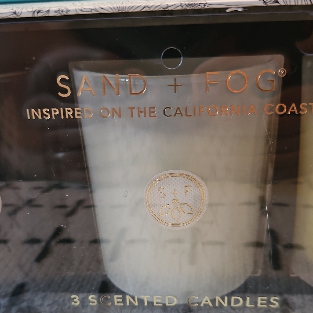 NWT Sand + Fog Scented Candle Set - Picture 12 of 12